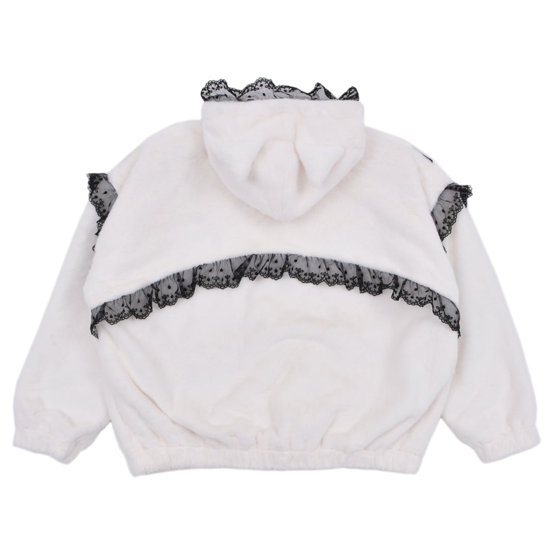 ふわもこ ネコ耳フリルファーブルゾン | VOLCAN&APHRODITE