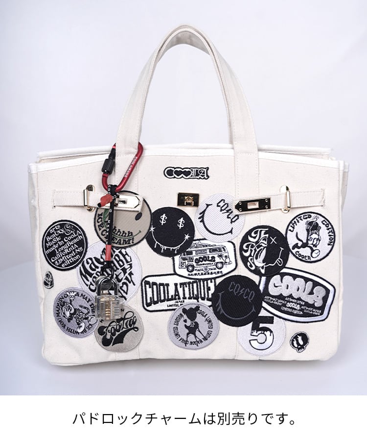【土日限定値下げ】ハンドバッグ 直営限定ITEM】TYPE-A マルチワッペンターンロックハンドバッグ CQ