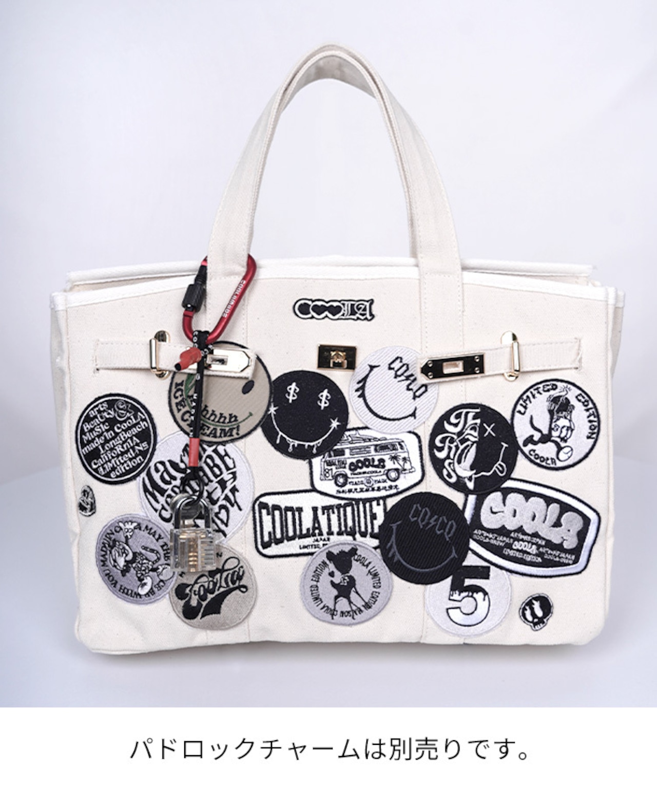 【直営限定ITEM】TYPE-A マルチワッペンターンロックハンドバッグ　CQ-48507H