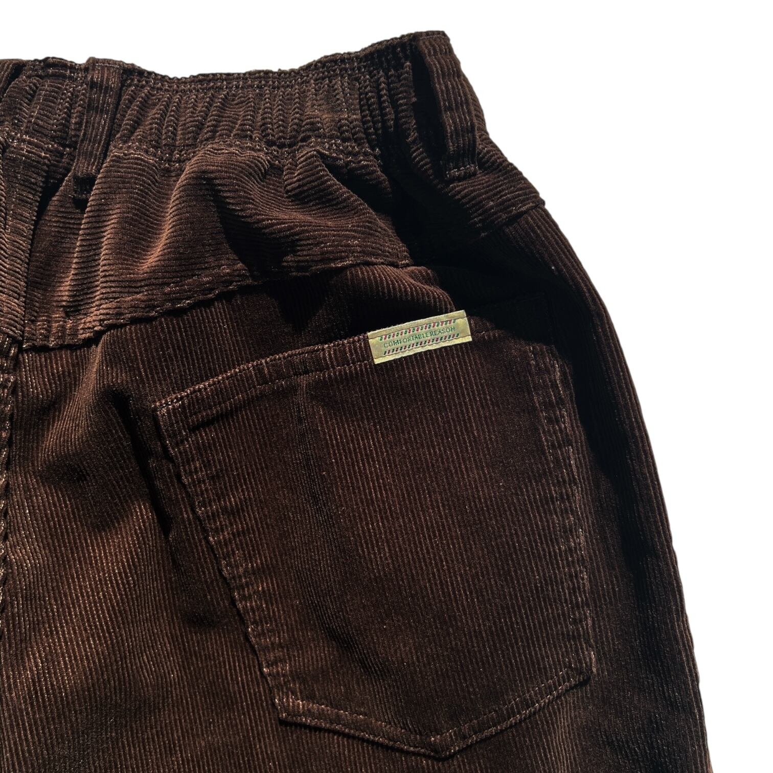 COMFORTABLE REASON】Straight Cords Slacks(BROWN)〈国内送料無料