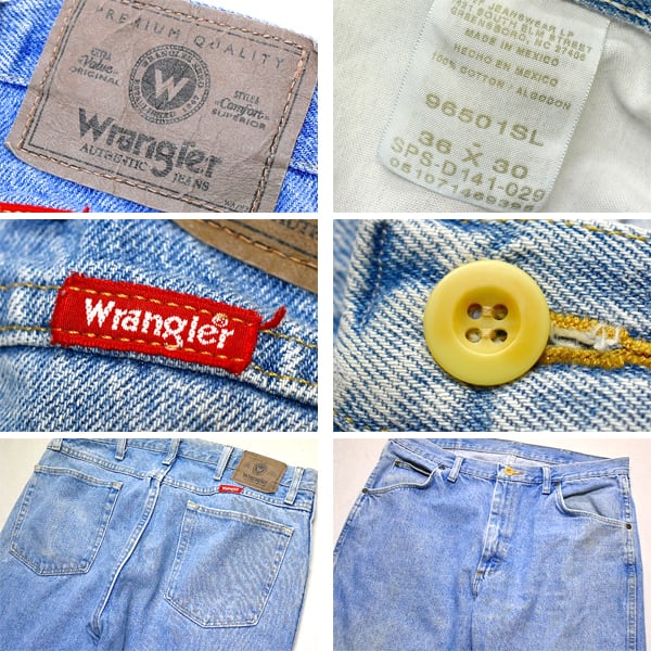 1点物◇Wranglerラングラー9650ジーンズ古着メンズ36XL 1点物◇Wranglerラングラー9650ジーンズ古着メンズ36XL