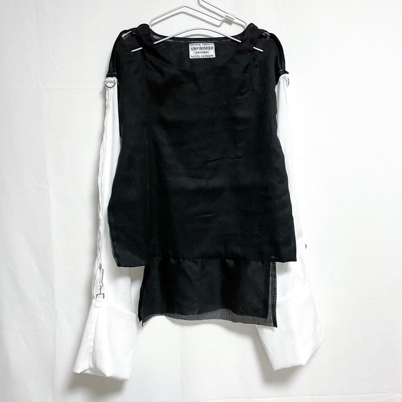 UNFINISHEDガーゼシャツ モノトーン | UNFINISHED UNFINISHEDガーゼシャツ モノトーン | UNFINISHED