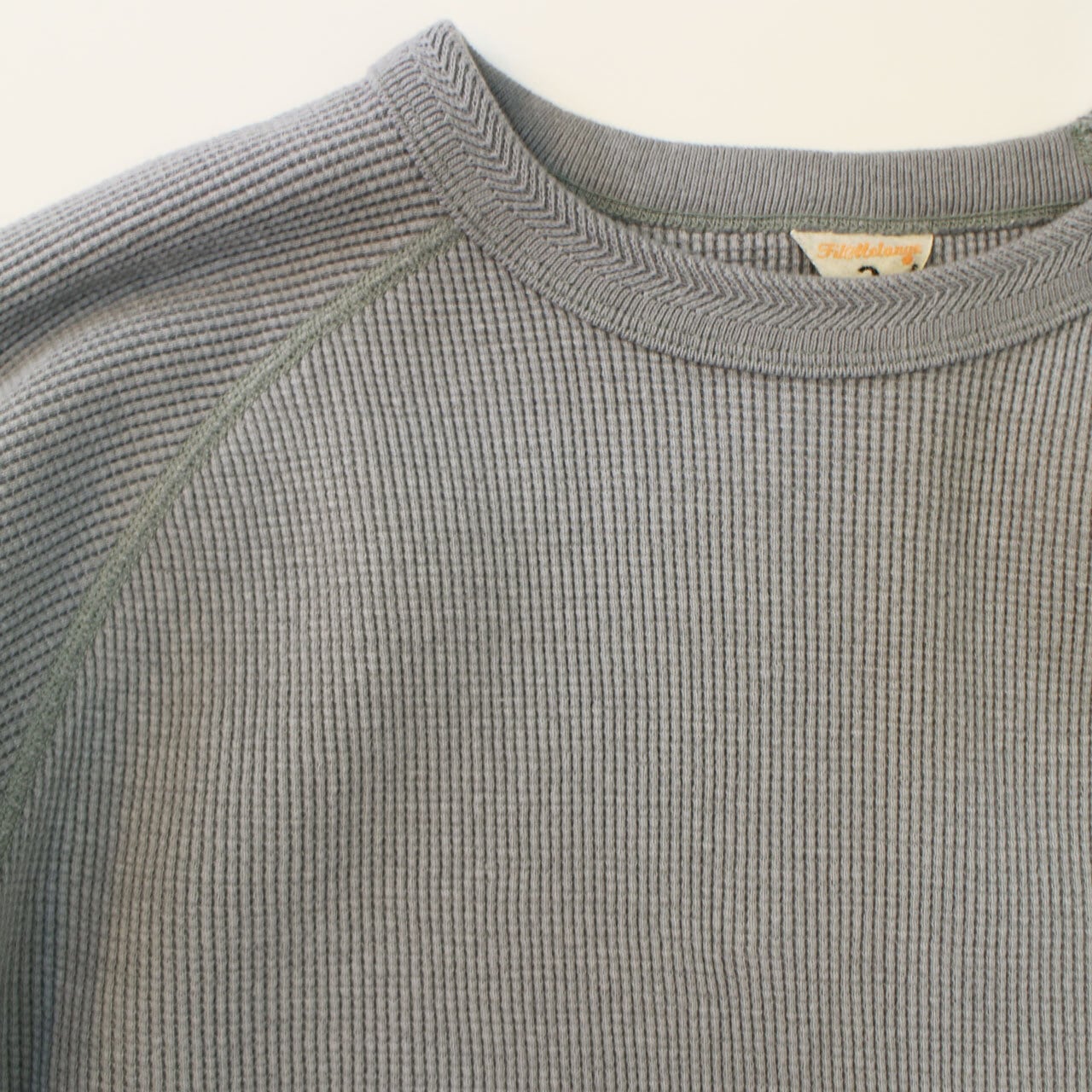 Filmelange フィルメランジェ Roderick ロードリック メンズ 7分袖サーマルtシャツ Escargot Circus Filmelange フィルメランジェ Roderick ロードリック メンズ 7分袖サーマルtシャツ Escargot Circus