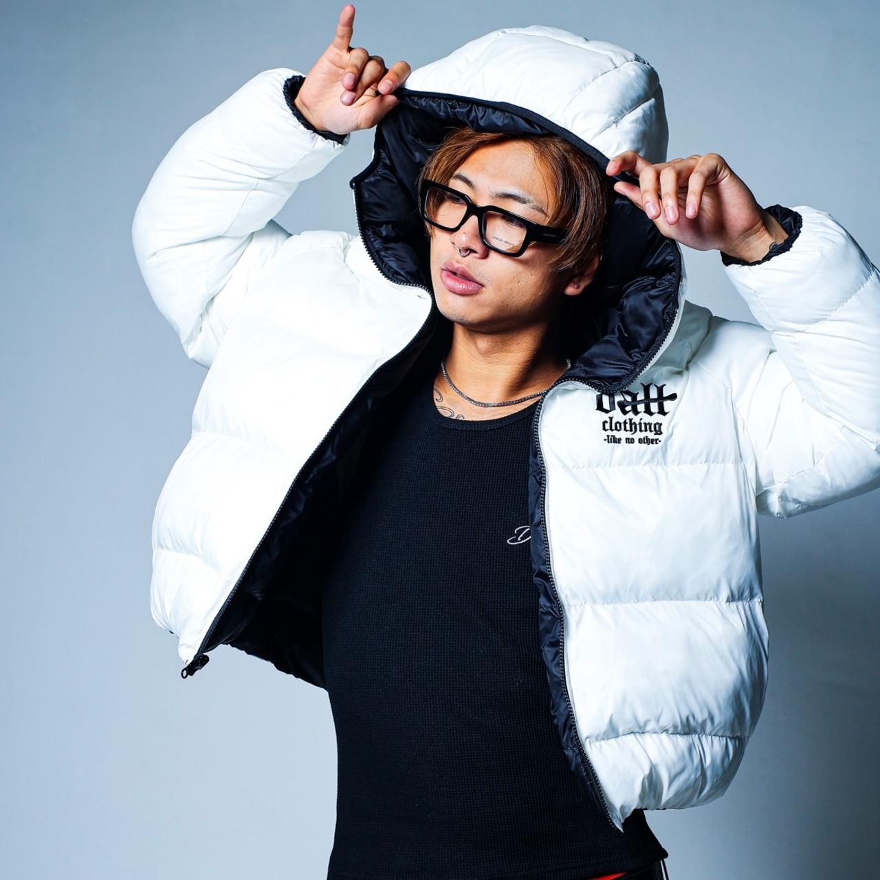 OG LOGO REVERSIBLE PUFFER JACKET