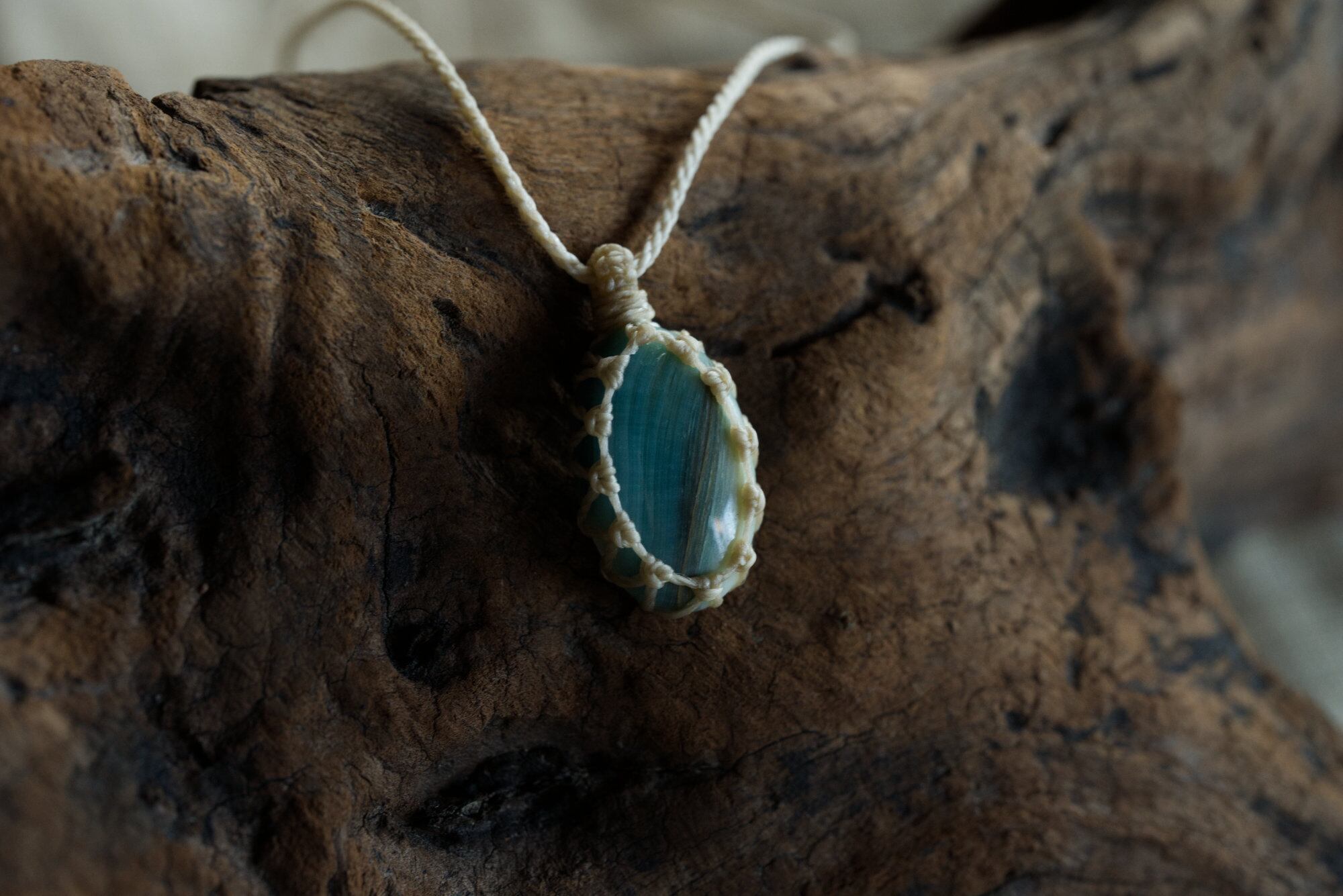 ゆゆ macrame necklace | かいのわ（kainowa）