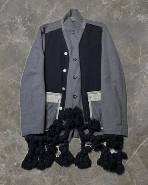 "COMME des GARÇONS homme plus AD2009" cardigan docking designtailored jacket