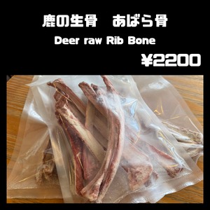 鹿の生骨　あばら骨