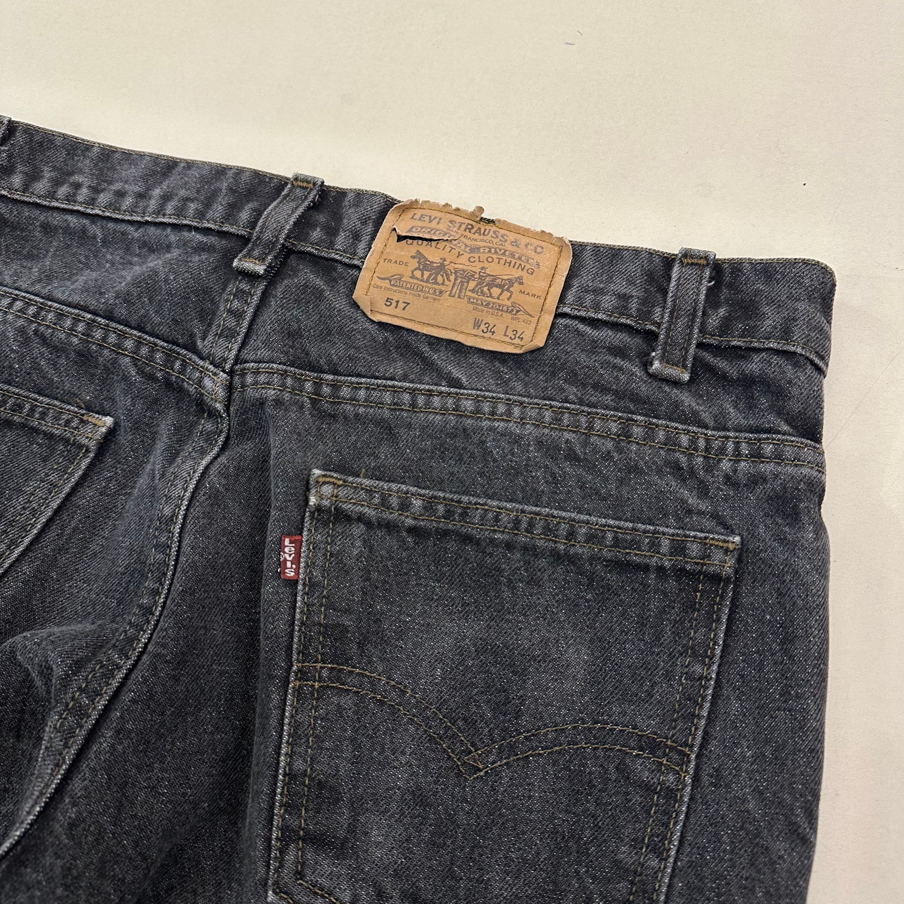 90s LEVI'S 517 BLACK (35×35) | BerBerJin Yuhodo