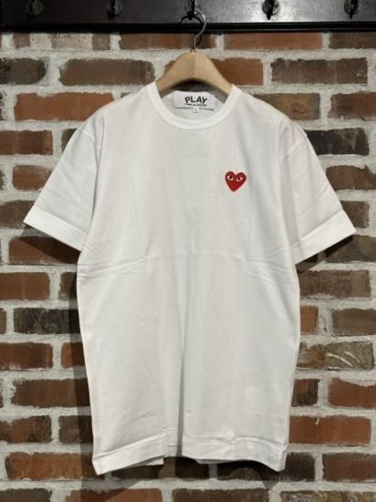 【PLAY COMME des GARCONS】T108 赤エンブレムTEE