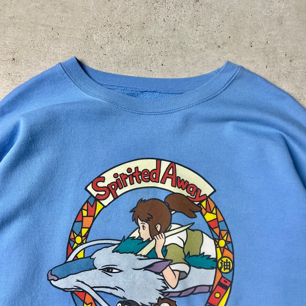 千と千尋の神隠し SPIRITED AWAY プリントスウェットシャツ アニメ 