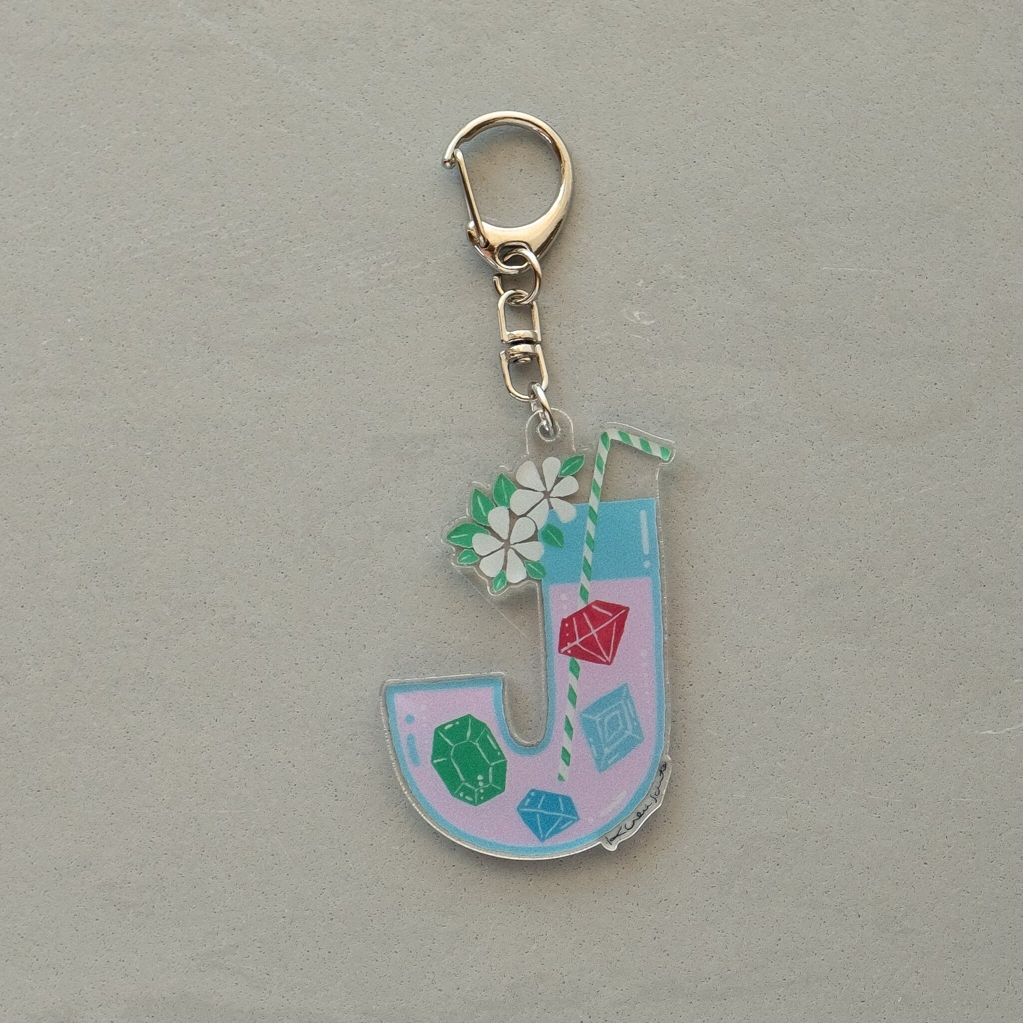 キーホルダー ALPHABET KEYHOLDER／J | HORITA STORE