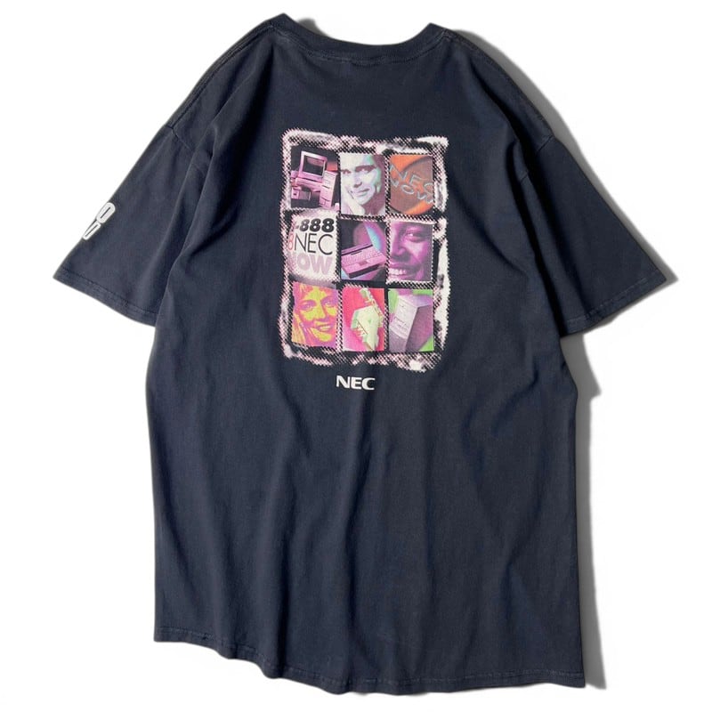 90s 1997 NEC 企業物 3面 プリント 半袖 Tシャツ L / 90年代 アメリカ