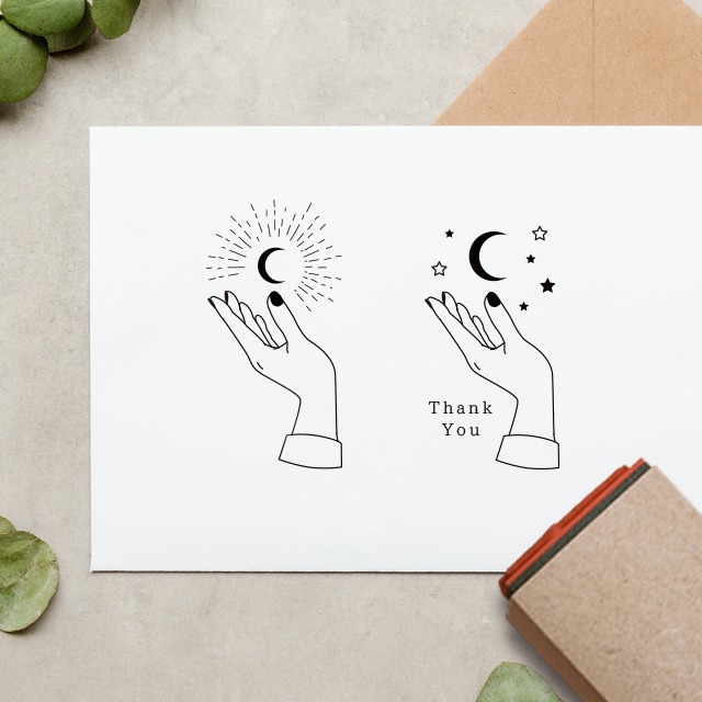 オリジナルショップスタンプ・サンキュースタンプ【 No.15】