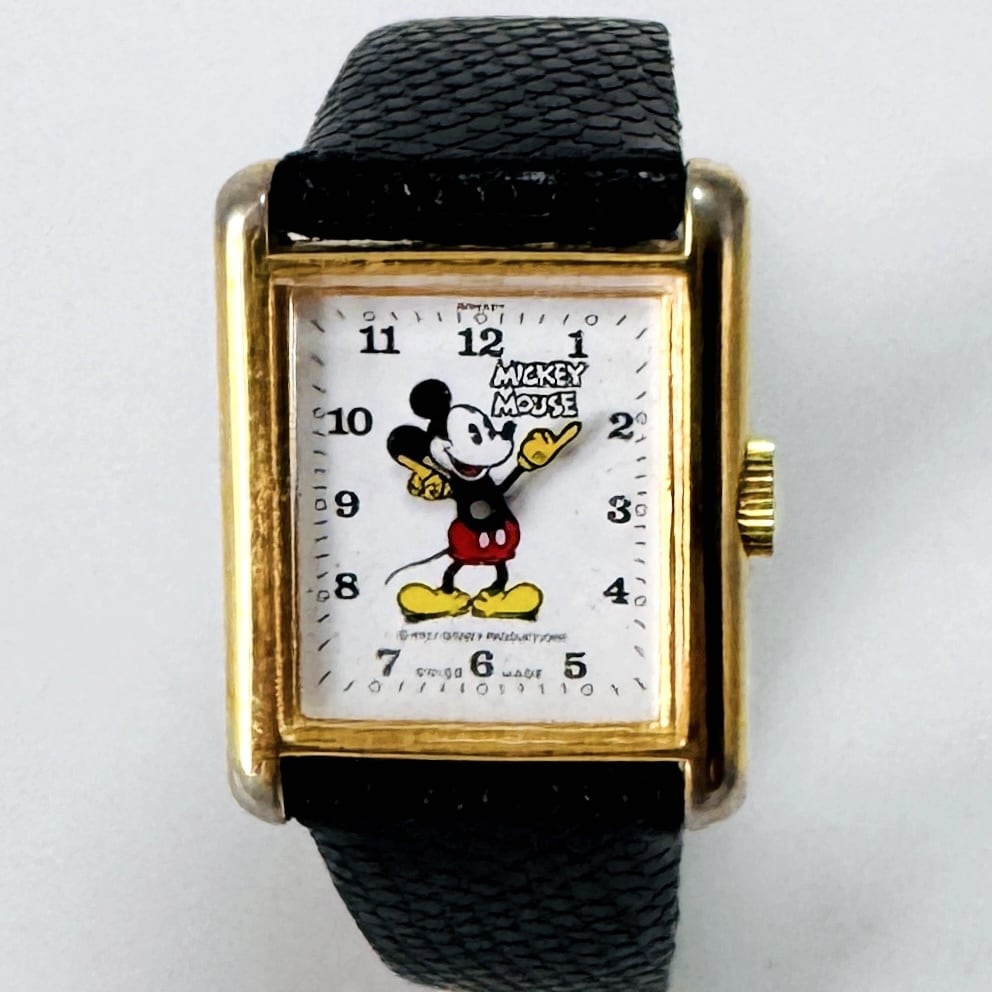 要OH/ブラッドレイ/BRADLEY【パイアイ ミッキーマウス】手巻き/置き時計 ブラッドレイ/BRADLEY【ミッキーマウス】/手巻き スクエア | reoreohouse