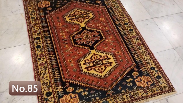 絨毯クエスト54 前編【No.85】※現在、こちらの商品はイランに置いてあります。ご希望の方は先ずは在庫のご確認をお願いします。