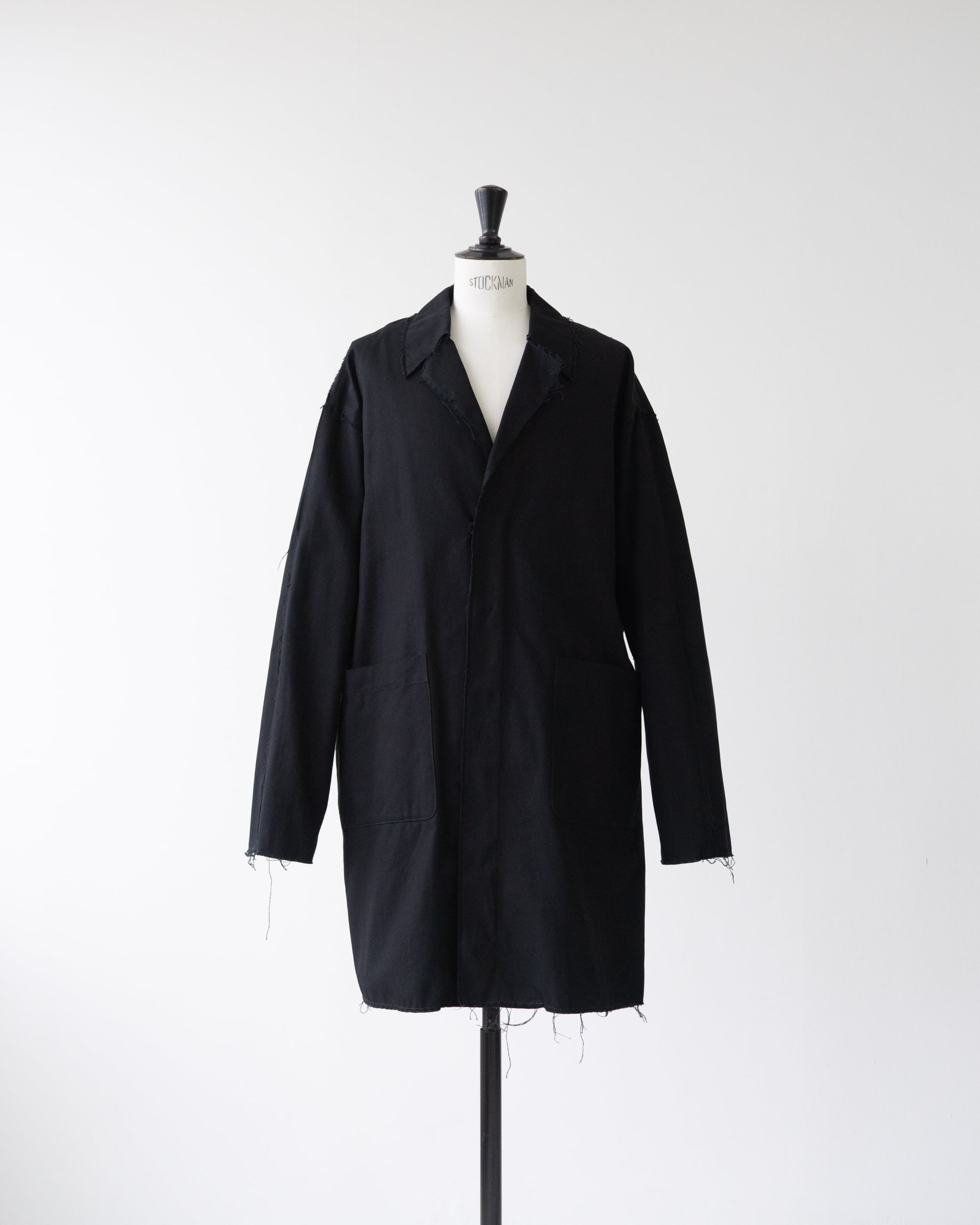 OFF-WHITE VIRGIL ABLOH コート OFF-WHITE by Virgil Abloh〉Cotton Chesterfield coat | restation-homme