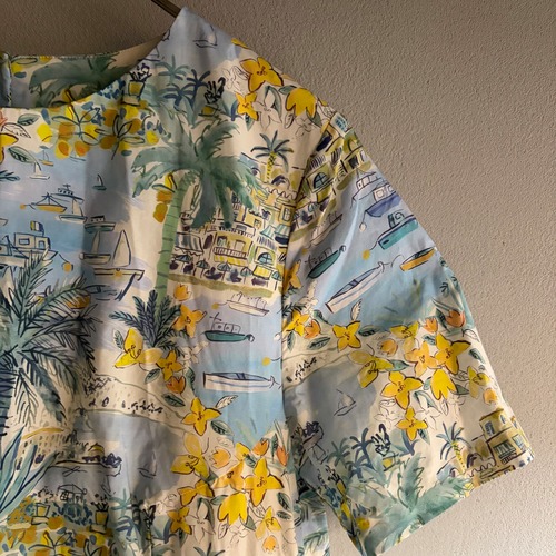 YAECA / ヤエカ  Aラインショートスリーブドレス, #42061703　size M / CAPE VISTA