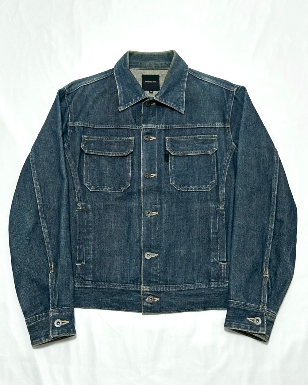 70s Lee リー 81-LJ ステンシル入り 濃紺 デニム カバーオール 裏