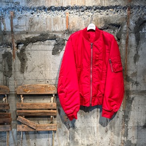 TAKAHIROMIYASHITA The SoloIst.【タカヒロミヤシタ ザ ソロイスト】 MA-1. (sj.0012SS25  / Col: Red size:52 )