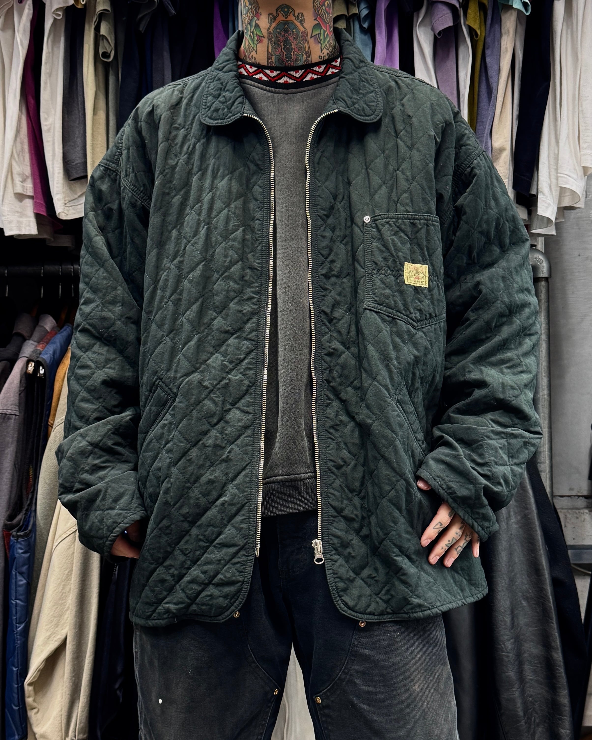 old stussy デジカモ　ジャケット Special!!】80's~90's old stussy Denim Jacket 