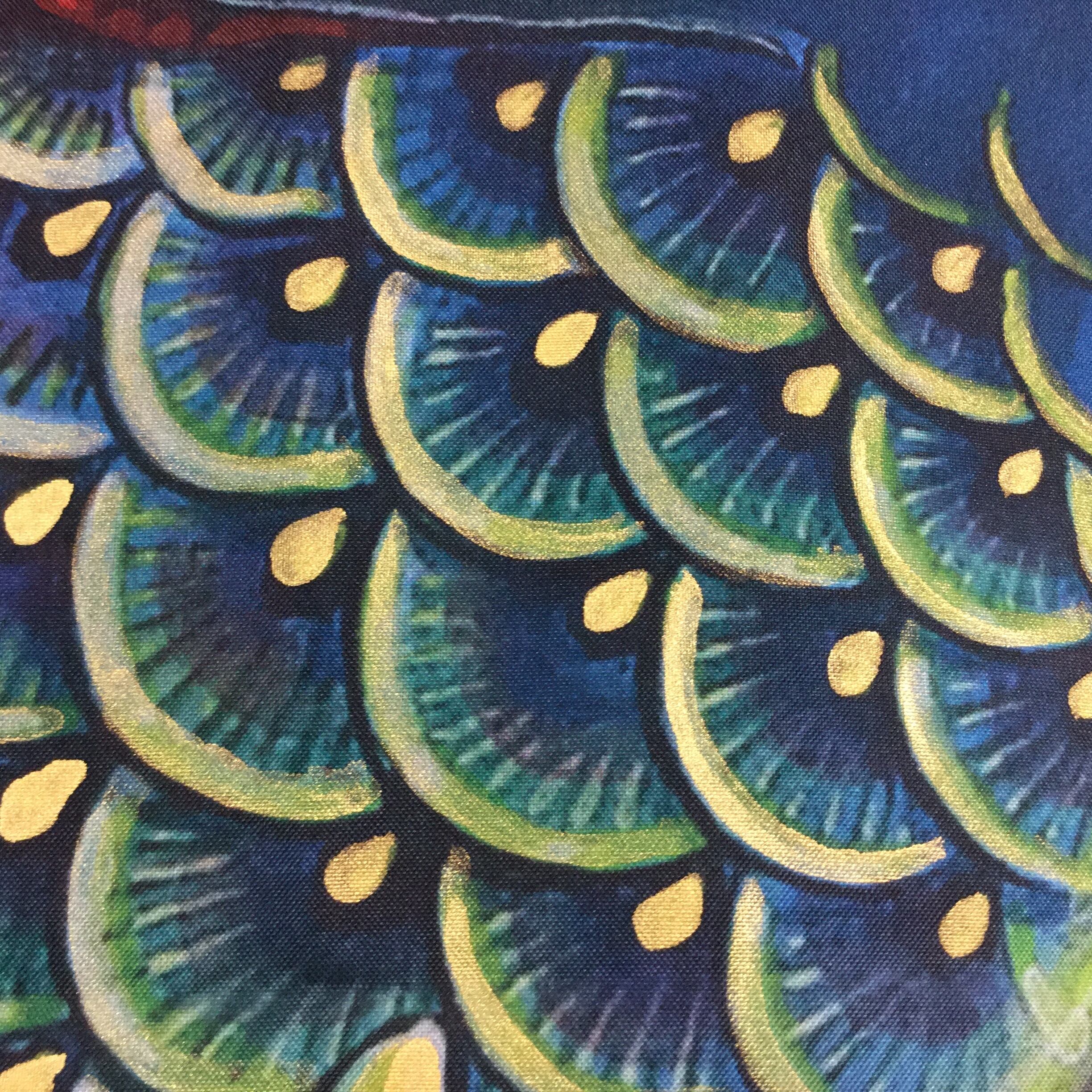 黒澤育オリジナル幟旗「鯉のぼり」3匹バージョン180×60cm | IKU