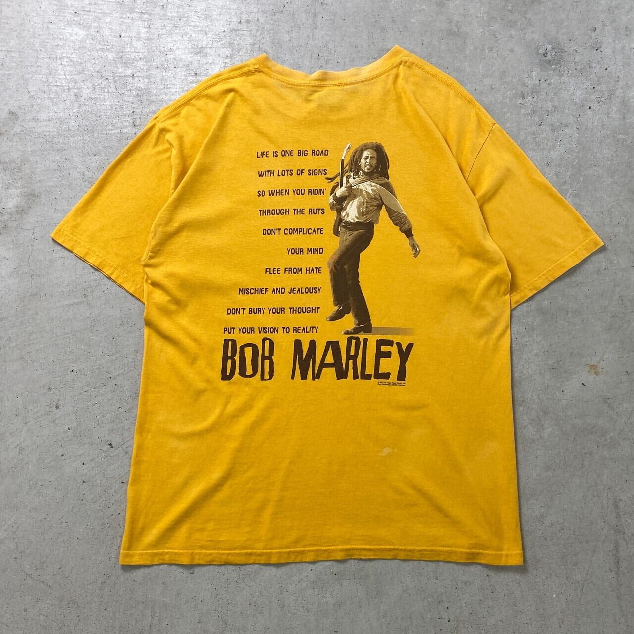 00年代 BOB MARLEY ボブマーリー レゲエ アーティスト プリントTシャツ