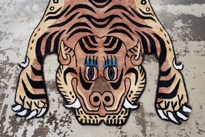 Tibetan Tiger Rug 《Lサイズ•シルク118》チベタンタイガーラグ