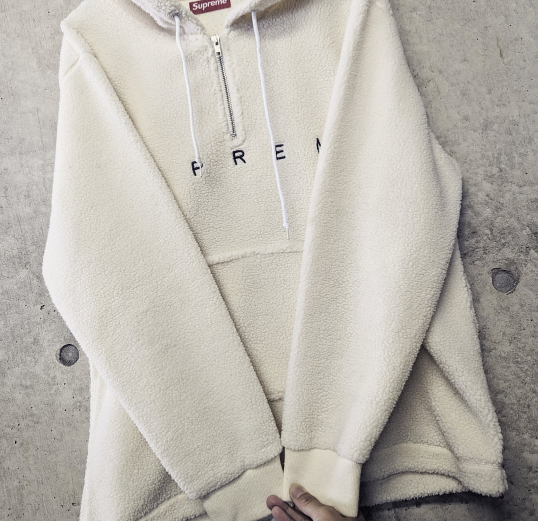 Supreme FW15 Sherpa Fleece Pullover ナチュラル supreme FW15 sherpa fleece pullover 小岩店 | What'z up