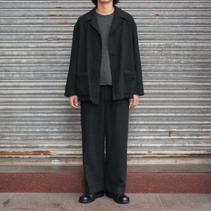 HERILL(へリル) 26AW "Cashmerelinen Workjacket"&Cashmerelinen Workpants"【セットアップ販売】-Charcoal-
