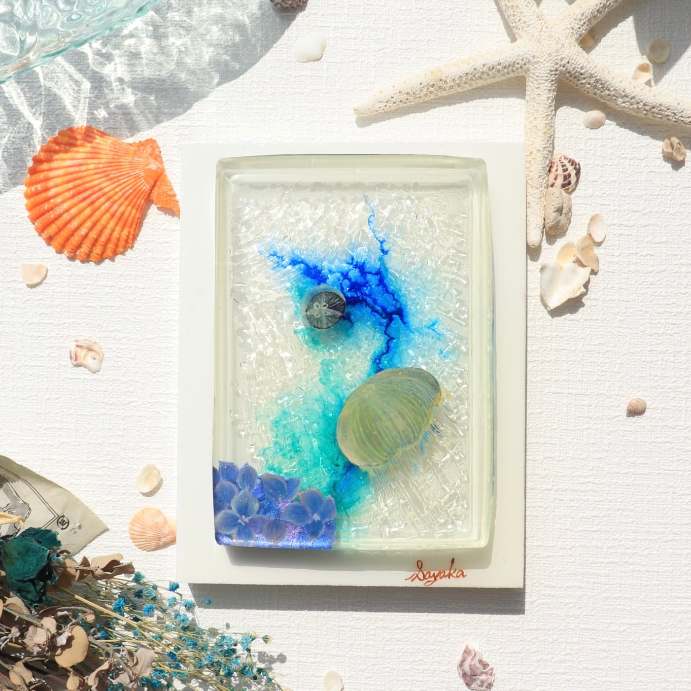 絵画】海の花園 「移ろい」 | Sayaka