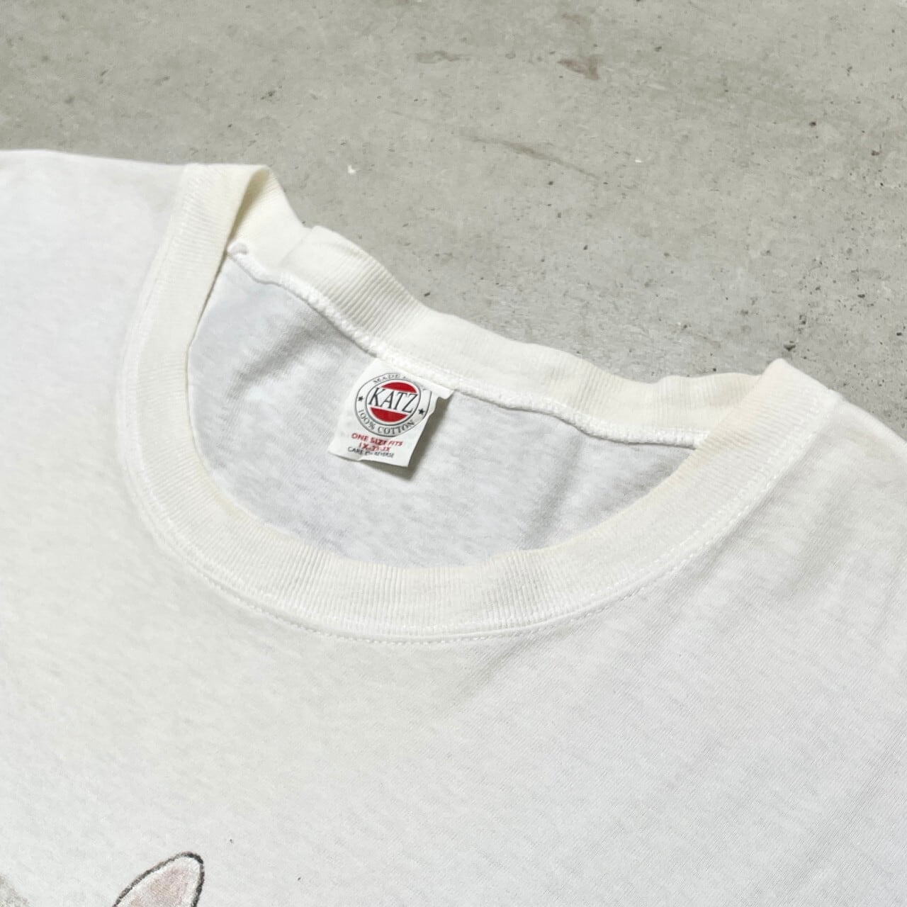 90年代 USA製 KATZ 猫 アート アニマル プリント Tシャツ メンズ3XL