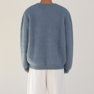 シャギーラウンドネックニット　MT0080368
