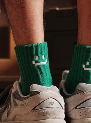 Pixel Smile Crew Socks（ピクセルスマイル クルーソックス）