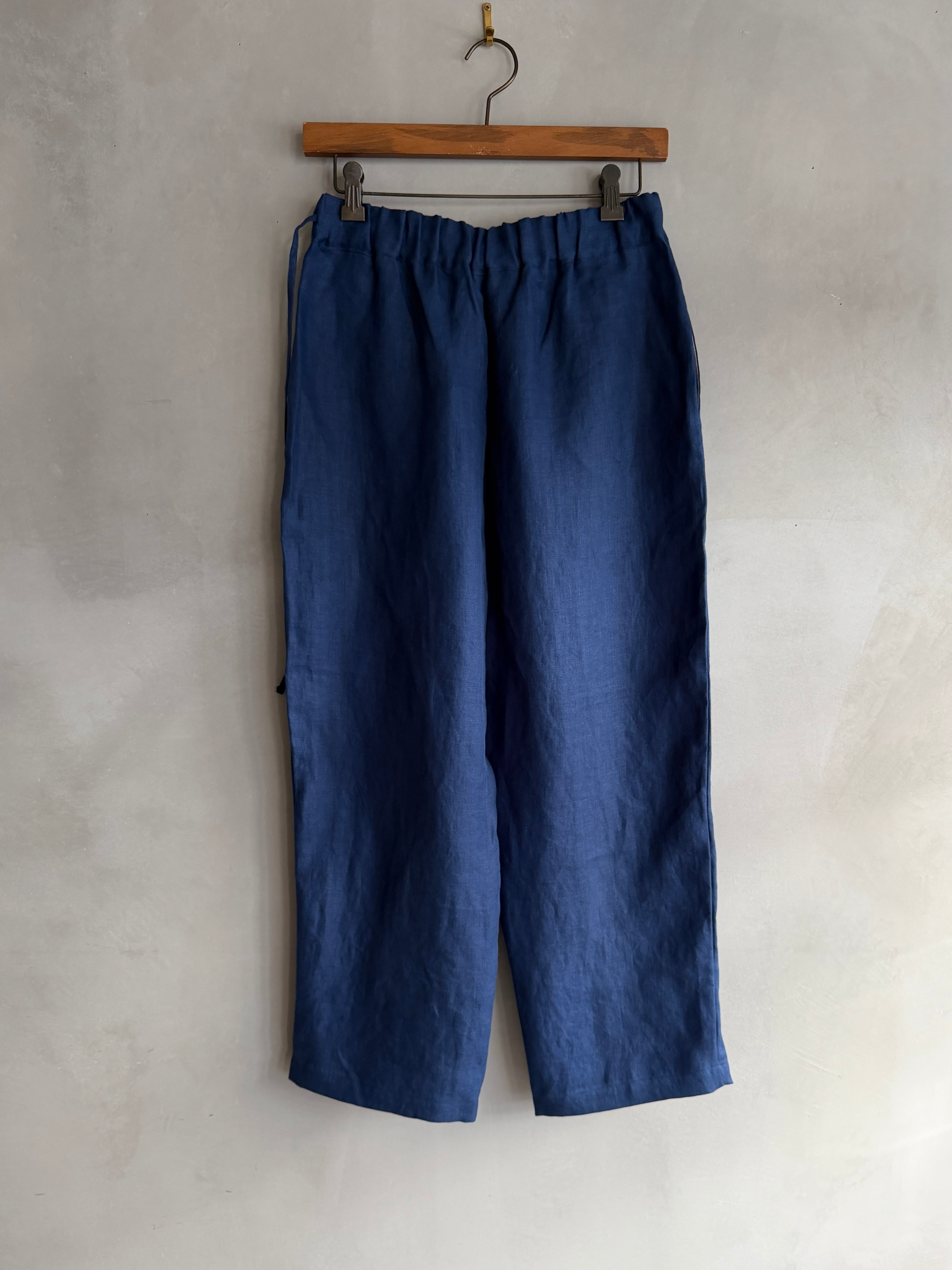Huminaa|フミナ|リネンヘルッポパンツ|Navy
