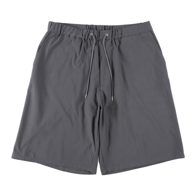 【LAST1】46G Silk Blend Easy Shorts(CHARCOAL)