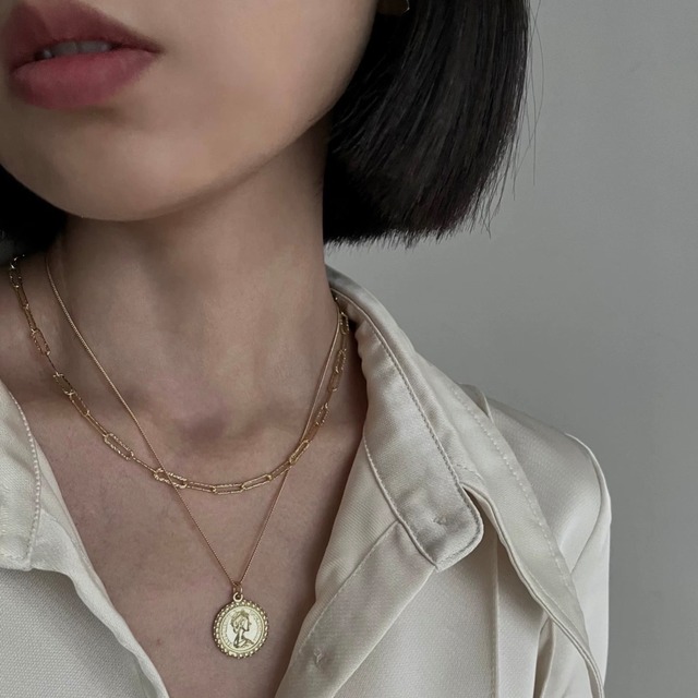 S925 horse coin necklace(N212)