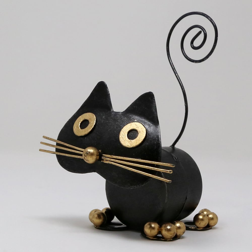 猫カードホルダー(おとぼけクロネコ) | マスノヤ衣料品店・マスノヤ猫