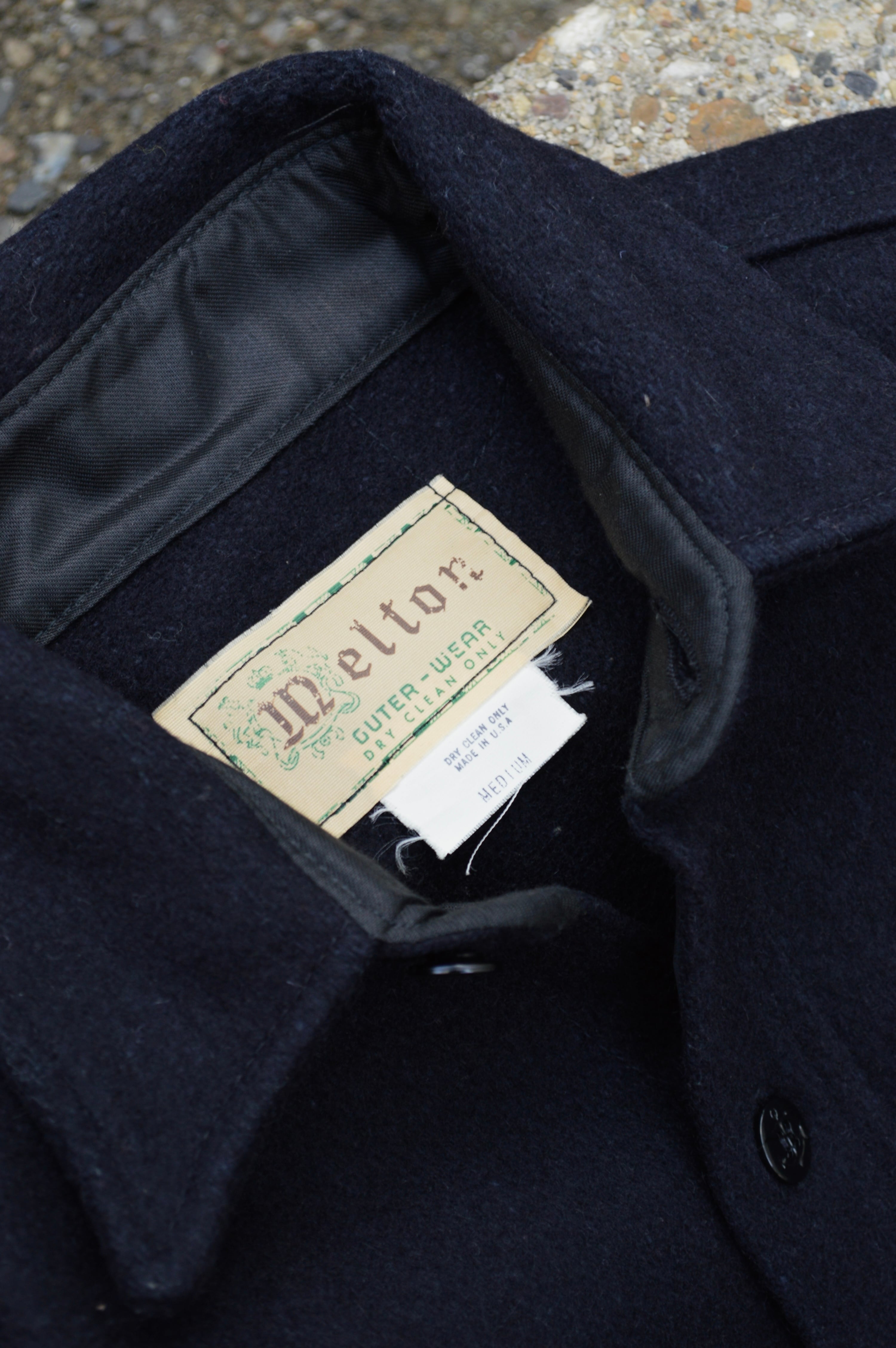 MELTON COMPANY 70s CPO JACKET Made in USA Melton Wool Shirts