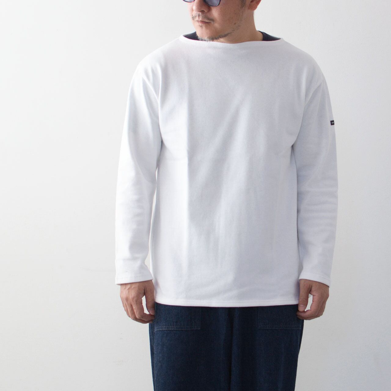 【SAINT JAMES】OUESSANT SOLID NEIGE SAINT JAMES（セントジェームス）OUESSANT（ウエッソン）