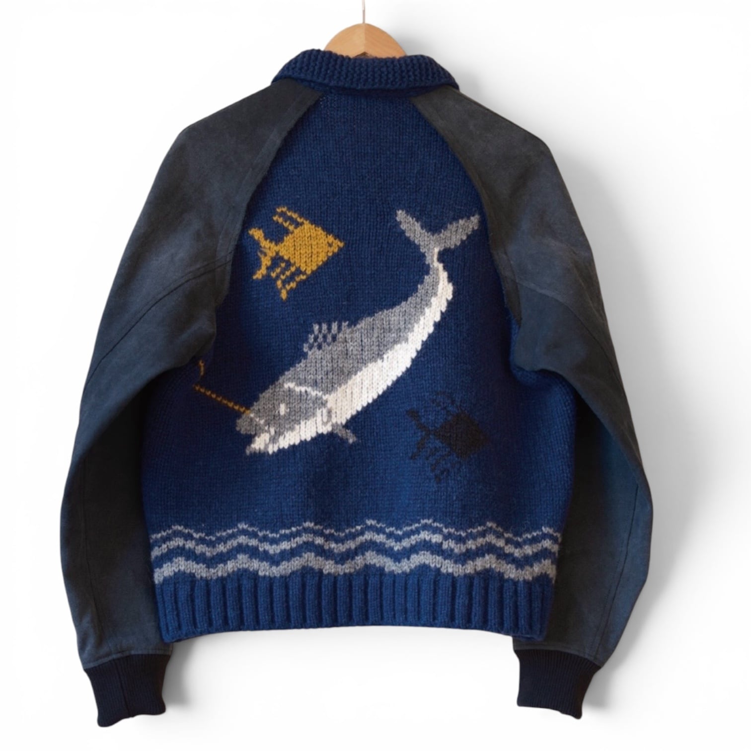 KHOKI  [COMBINATION COWICHAN SWEATER]