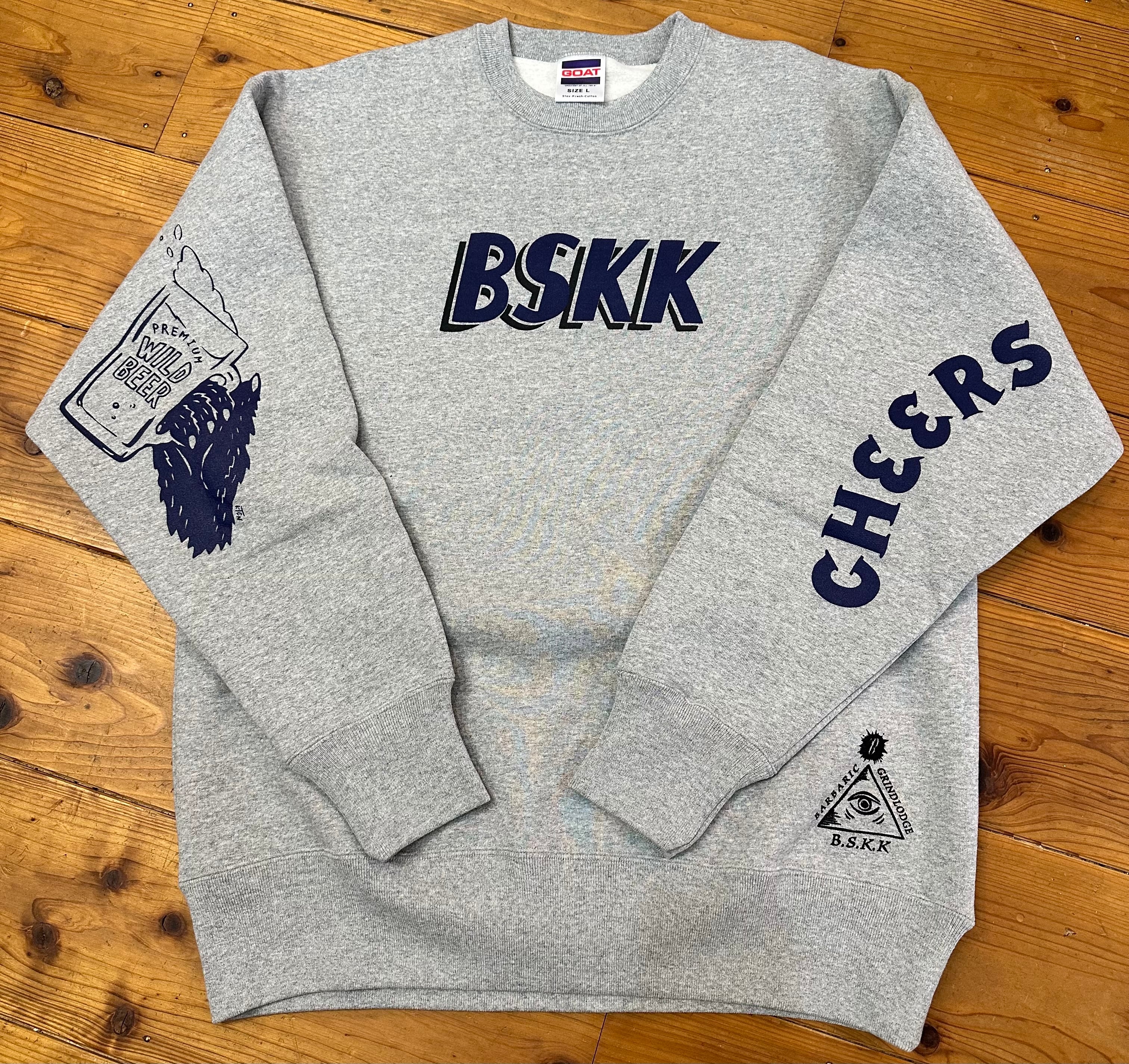 GOOD DAY SP CREW SWEAT ASH L