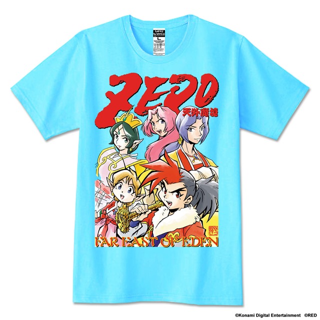 天外魔境 ZERO Tシャツ スカイブルー  / GAMES GLORIOUS