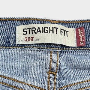 【LEVI'S】505 STRAIGHT FIT デニム ジーパン ジーンズ ストレートフィット テーパード ジッパーフライ W32 L34 リーバイス US古着