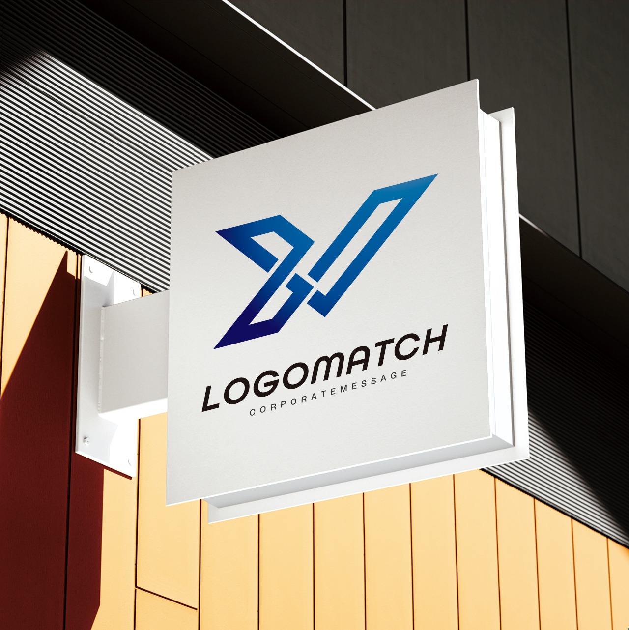 ダイナミックな未来志向 B,Vのロゴ