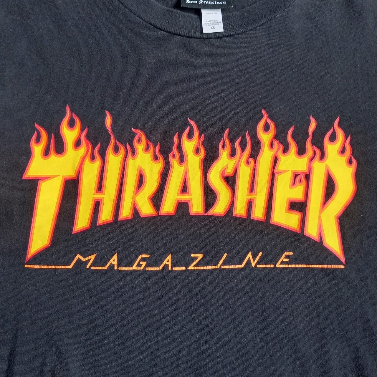 00s THRASHER FLAME LOGO Tシャツ XSサイズ | hedonist store