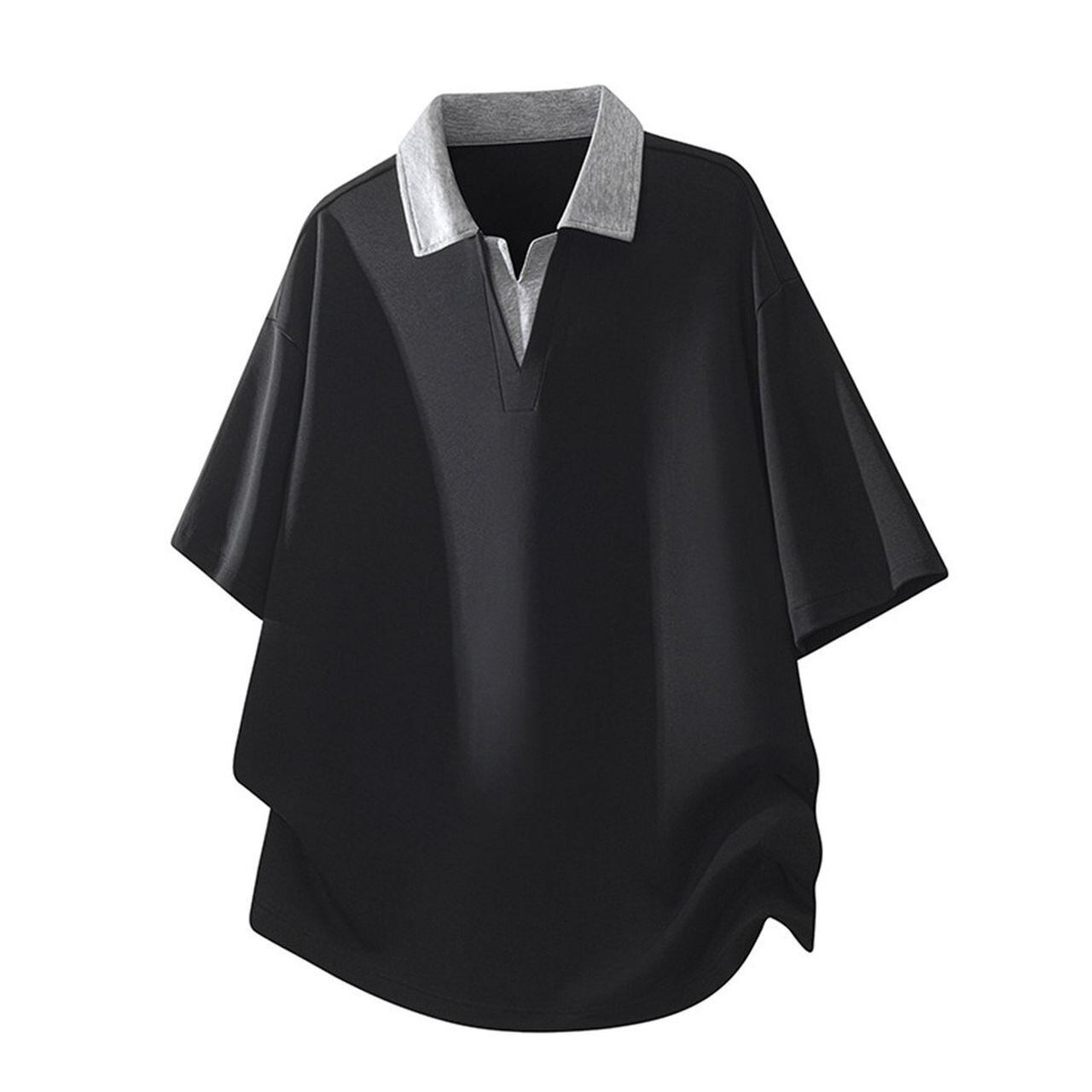 Two-tone short-sleeve polo shirt(MT1619)