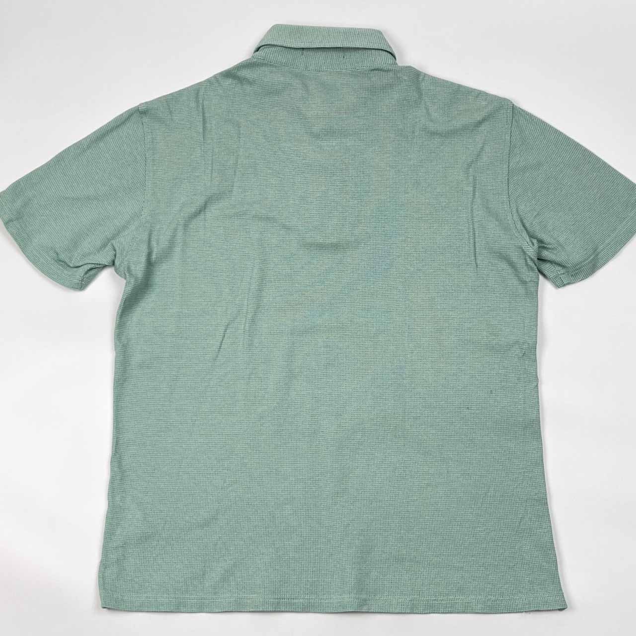 BURBERRY LONDON バーバリー ロンドン BD ボタンダウン 半袖 ポロシャツ M/グリーン系 メンズ 三陽商会