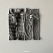韓国子供服 / 26Autumn / 〖取寄〗Brodyjane / ボーダーハイウエストレギンス / ベビー服 / 赤ちゃん服 / レギンス *onesize(6~12ヶ月)*