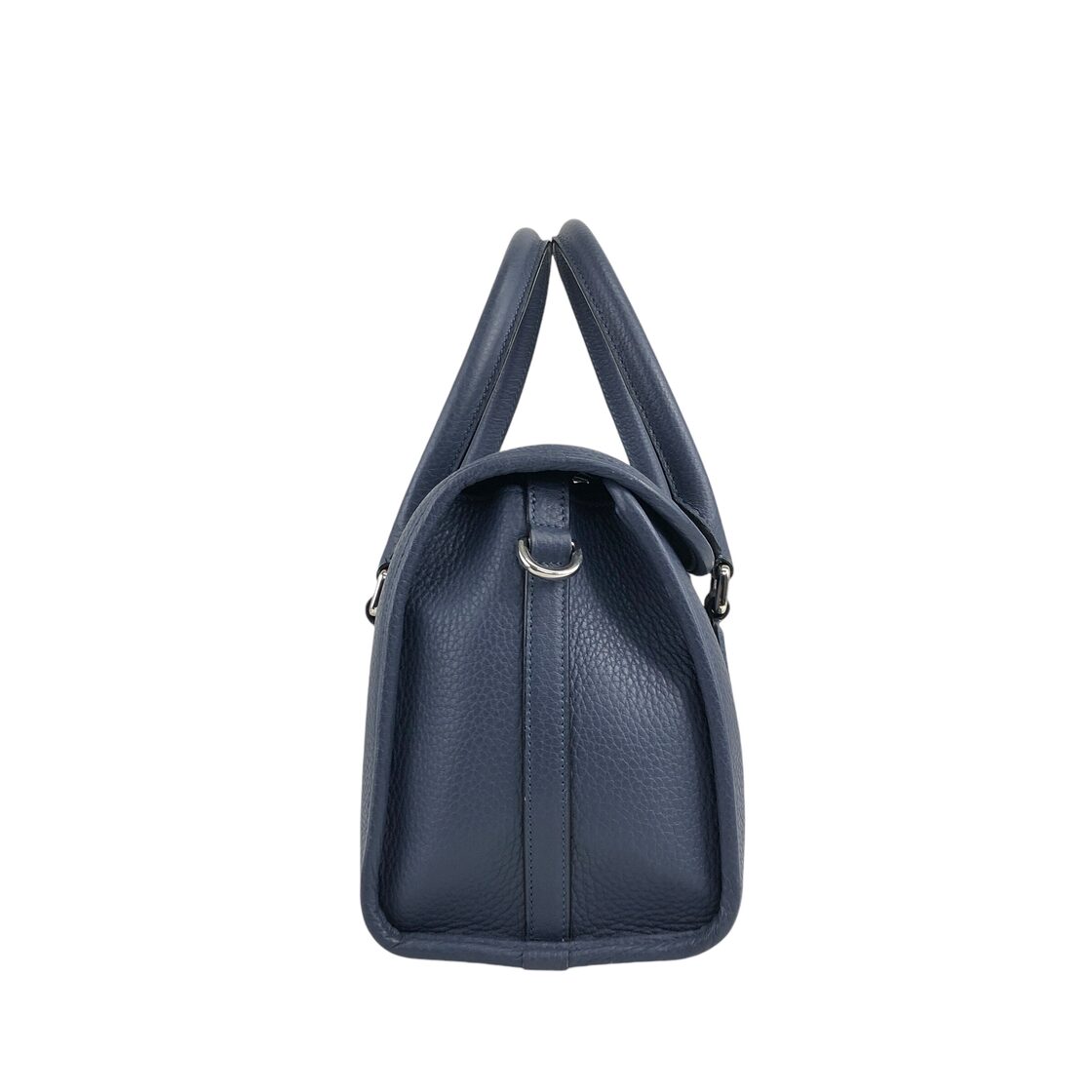 LOEWE ロエベ ショルダーバッグ ブルー アナグラム レザー アラモ ミニ 