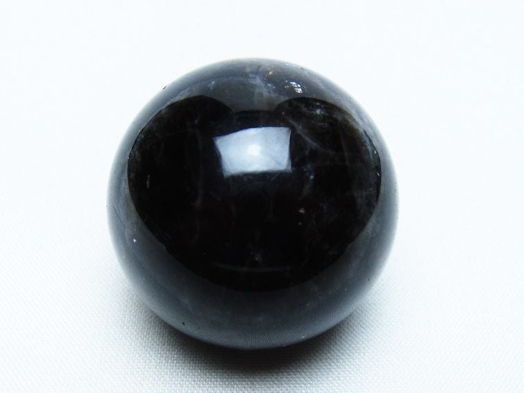 モリオン 丸玉 36mm 黒水晶 スフィア 置物 一点物 141-8079 | 天然石